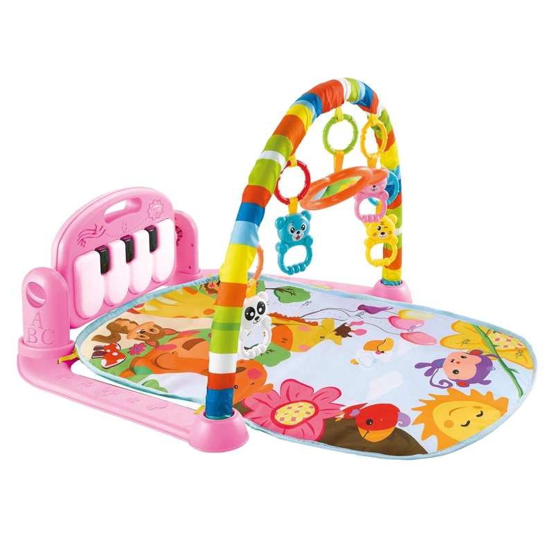 JUGUETE GIMNASIO MUSICAL CON ACCESORIOS INFANTIL ROSADO - 1