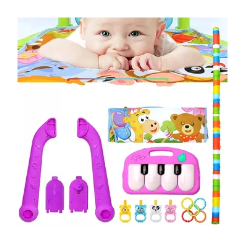 JUGUETE GIMNASIO MUSICAL CON ACCESORIOS INFANTIL ROSADO - 2