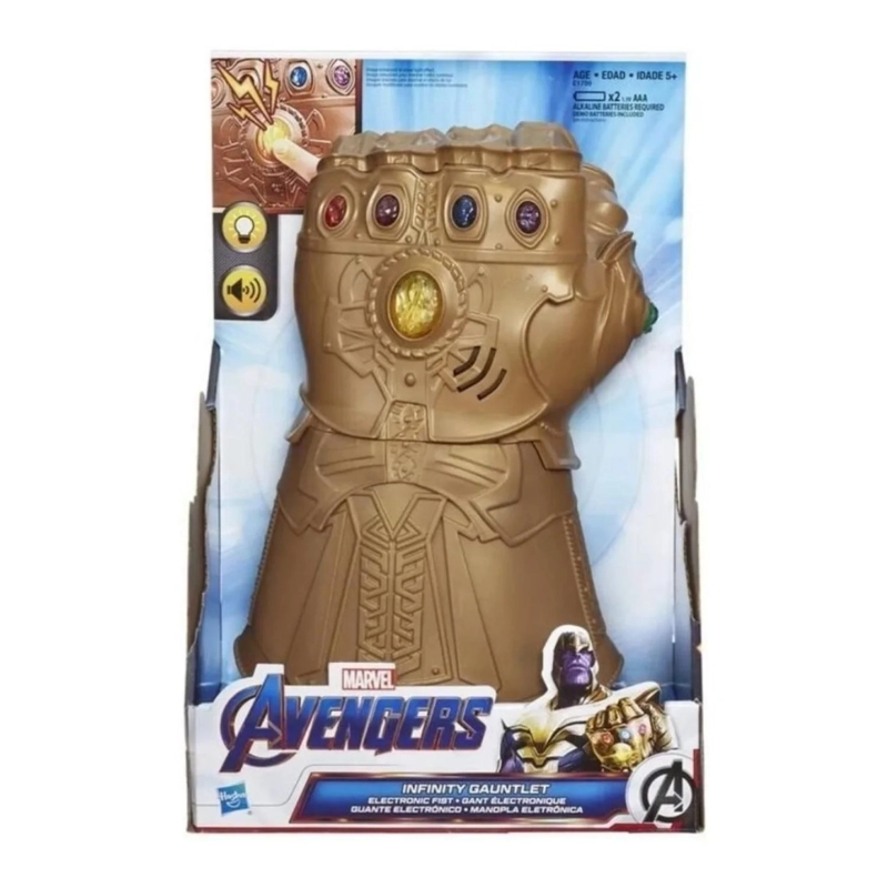 JUGUETE GUANTE THANOS GEMAS DEL INFINITO LUCES Y SONIDO - 4