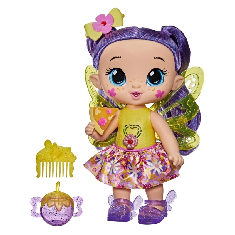 JUGUETE MUÑECA ADA SIENA SPARKLE INFANTIL BABY ALIVE GLO PIXIES - 1