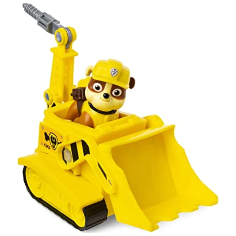 JUGUETE RUBBLE BULLDOZER AMARILLO FRICCION PAW PATROL NICKELODEON - 2