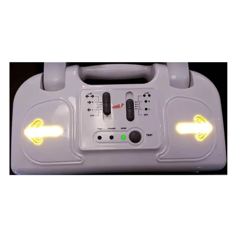LAMPARA DE EMERGENCIA 2 FOCOS LED 10W BLANCO - 4