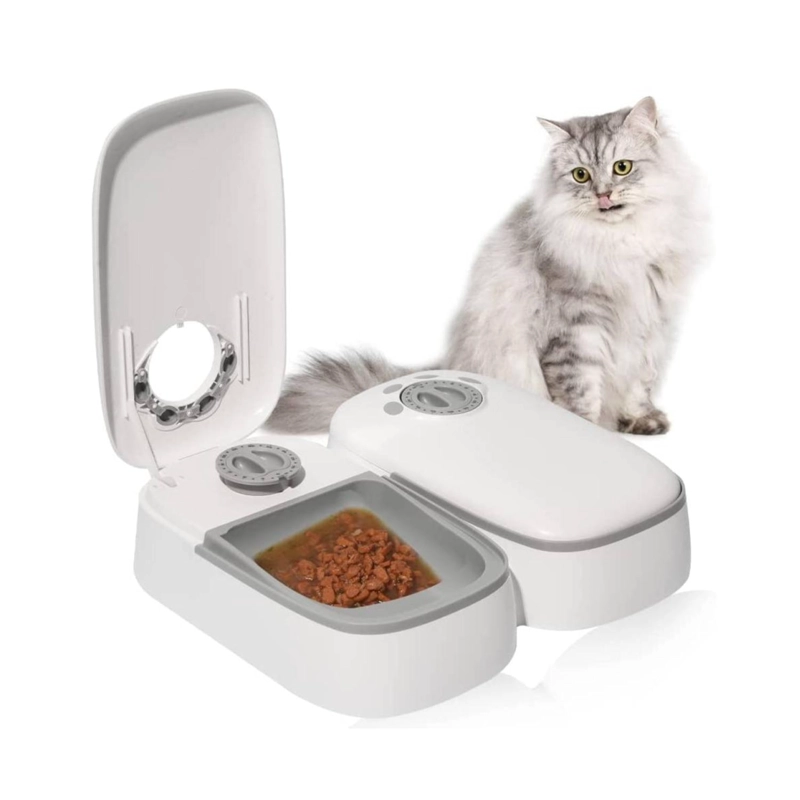 COMEDERO AUTOMATICO TEMPORIZADOR PARA PERROS GATOS MASCOTAS - 1
