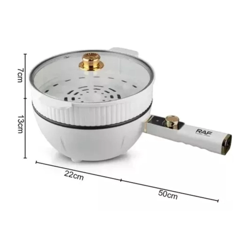 OLLA ELECTRICA VAPORERA MULTIFUNCION 1300W 5L BLANCO R5239 - 3