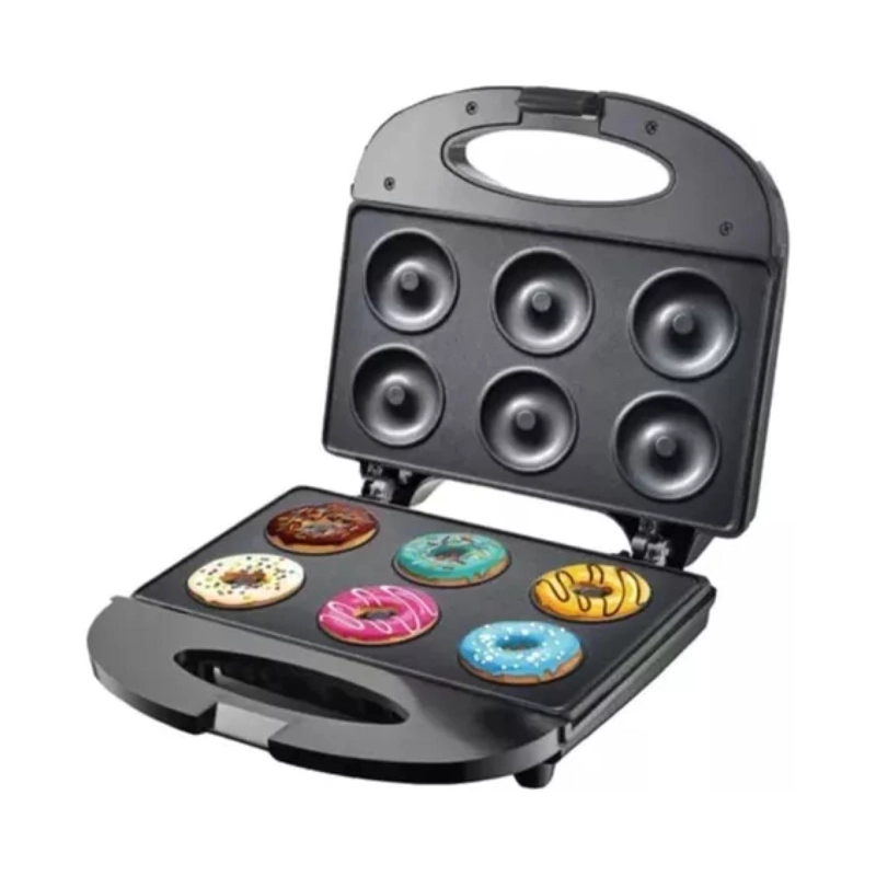 MAQUINA DE DONAS 6 MINI DONAS 850W ANTIADHERENTE R588 - 2
