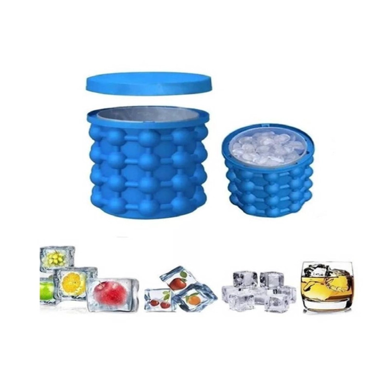 CUBETA MOLDE PARA HIELOS 120U ENFRIADOR VASOS BOTELLAS - 1
