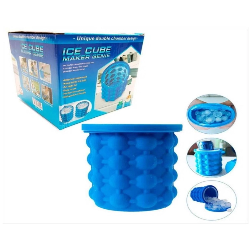 CUBETA MOLDE PARA HIELOS 120U ENFRIADOR VASOS BOTELLAS - 3