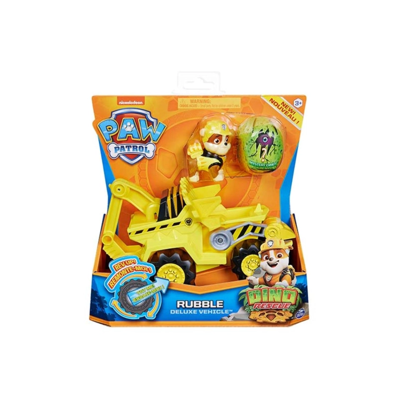 JUGUETE RUBBLE EXCAVADORA AMARILLO FRICCION PAW PATROL - 4