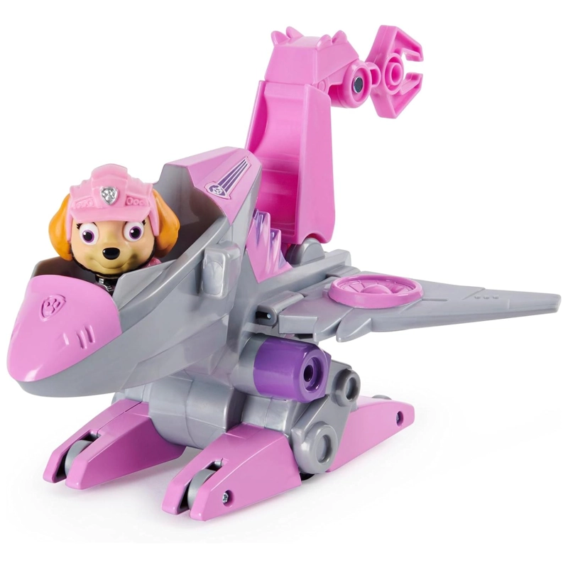 JUGUETE SKYE DINO RESCATE GRIS FRICCION PAW PATROL - 1