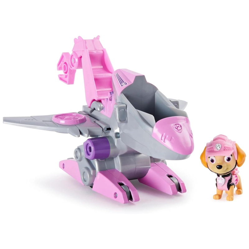 JUGUETE SKYE DINO RESCATE GRIS FRICCION PAW PATROL - 2