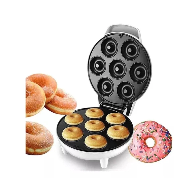 MAQUINA PARA HACER 7 MINI DONAS 850W ANTIADHERENTE R572 - 1