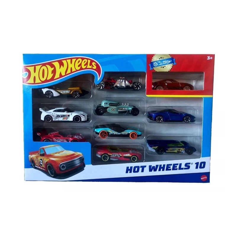 JUGUETE FIGURAS HOT WHEELS 10 PIEZAS COLECCIONABLES INFANTIL - 1