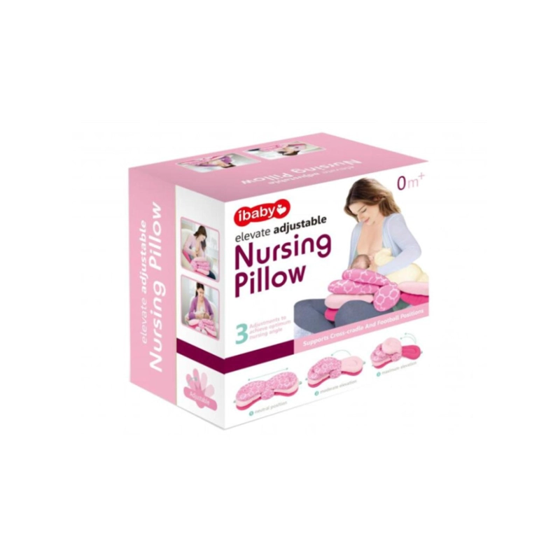 ALMOHADA COJIN PARA LACTANCIA AMAMANTAR BEBE ROSADO - 5