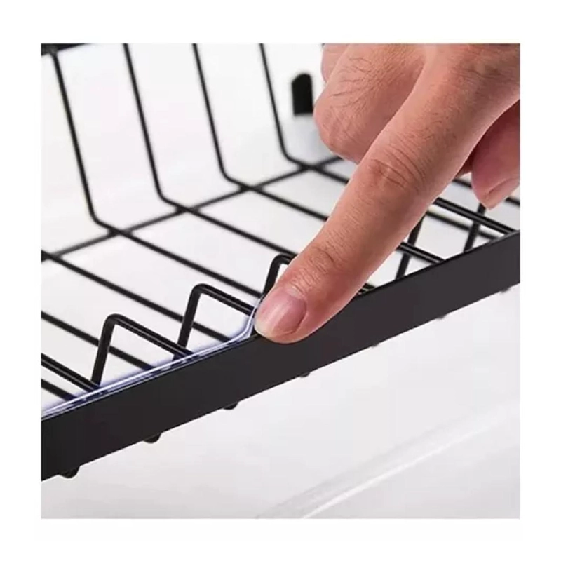 RACK ORGANIZADOR ESCURRIDOR DE LOZA PLATOS 60X42X25CM - 3