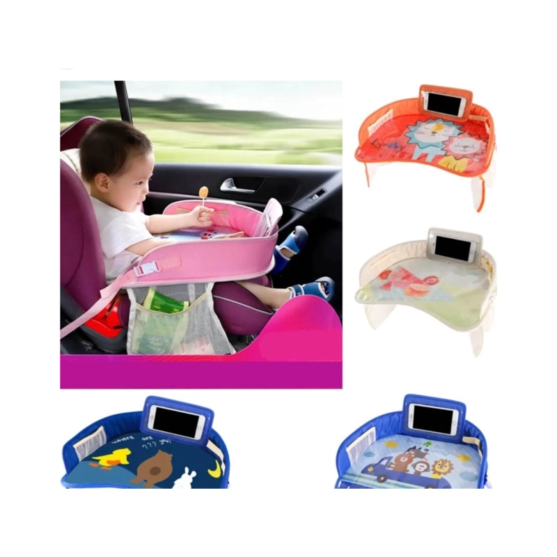 BANDEJA PORTATIL PARA SILLA DE AUTO BEBE INFANTIL AZUL - 3
