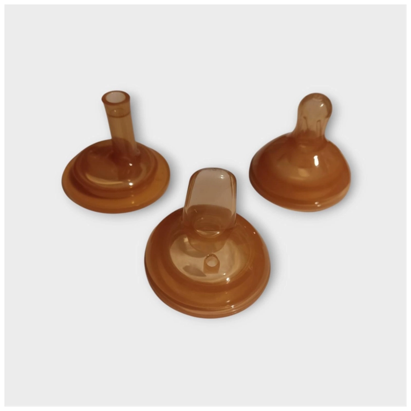 MAMADERA ANTICOLICOS CON 3 BOQUILLAS 350ML PARA BEBES - 2