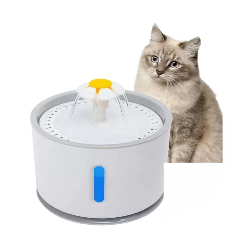 BEBEDERO ELECTRICO 2400ML PARA MASCOTAS FILTRO PURIFICADOR - 1