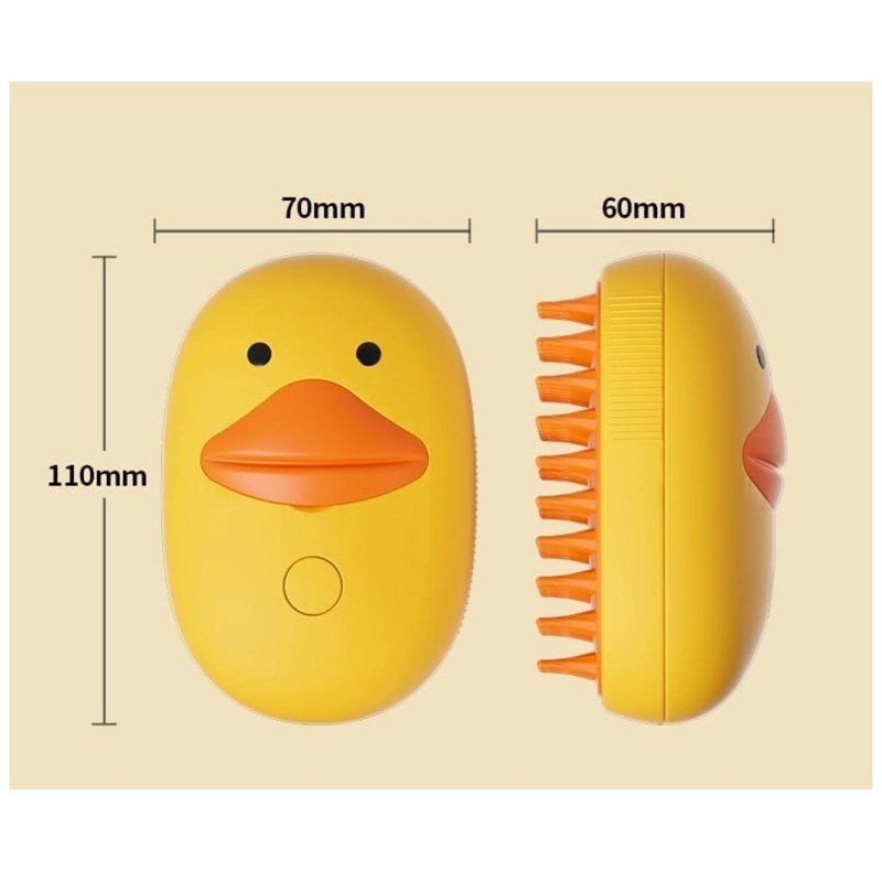 CEPILLO CON VAPOR PARA LIMPIEZA Y MASAJES PARA MASCOTAS AMAR - 4