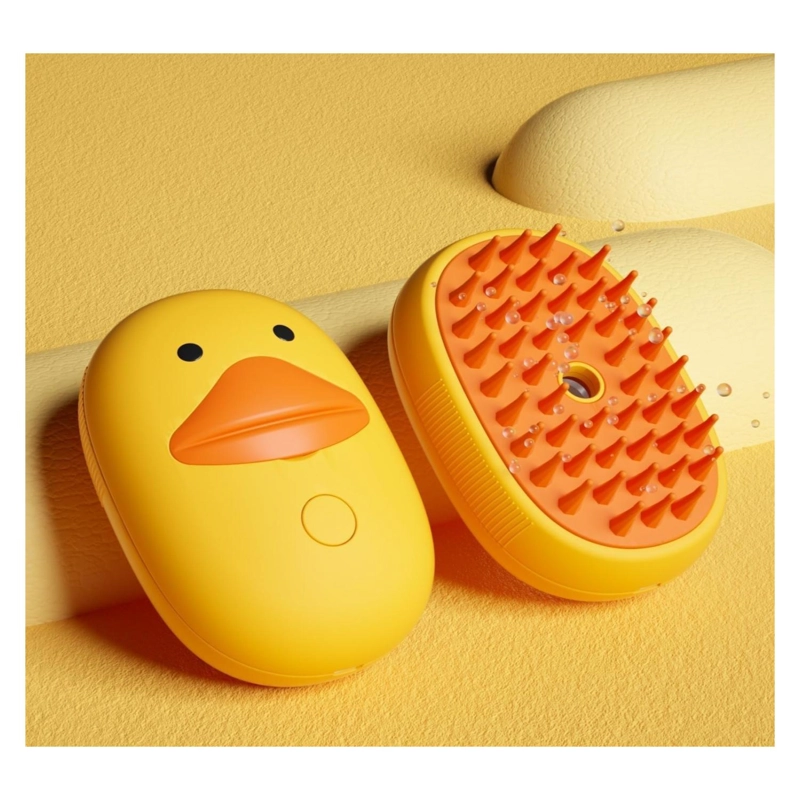 CEPILLO CON VAPOR PARA LIMPIEZA Y MASAJES PARA MASCOTAS AMAR - 5