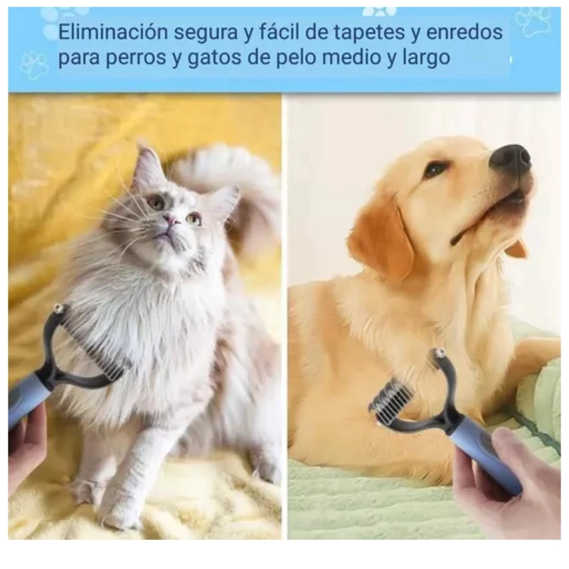 PACK DE LIMPIEZA PARA MASCOTAS CORTA UÑAS LIMA CEPILLO - 3