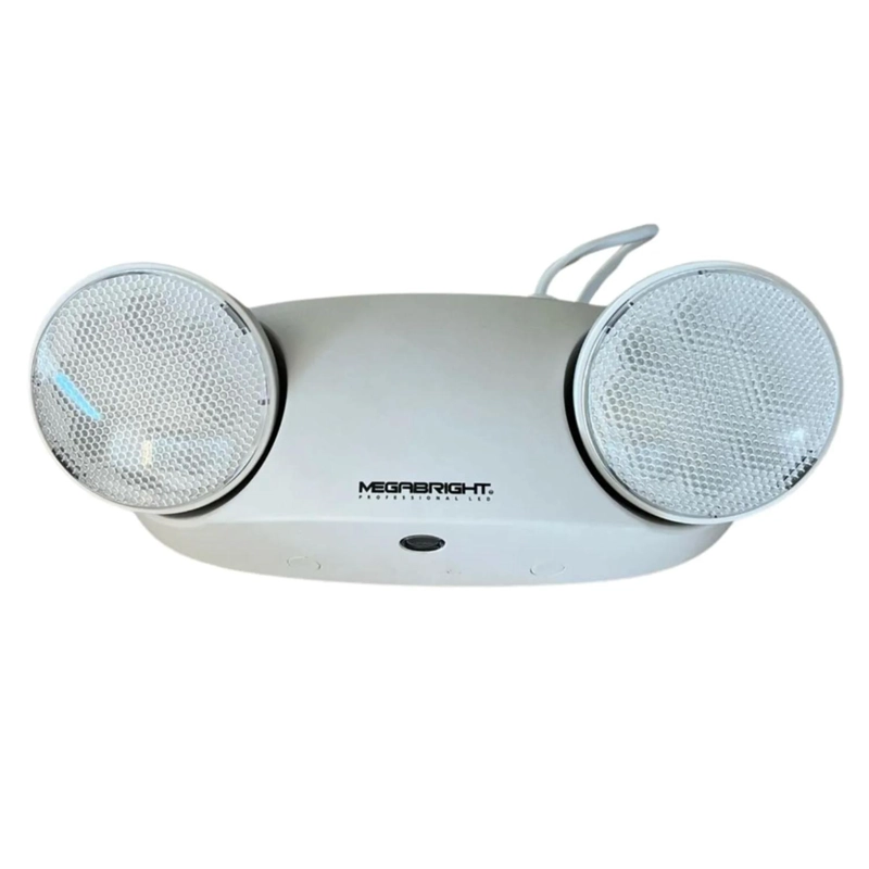 LAMPARA DE EMERGENCIA 2 FOCOS 300LM BLANCO MEGABRIGHT - 1