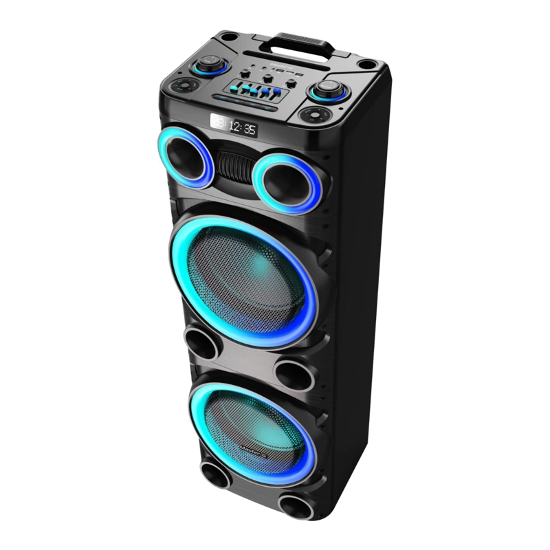 PARLANTE KARAOKE BLUETOOTH 150WX2 CONSOLA DJ MGKRAKEN MASTER G - 2
