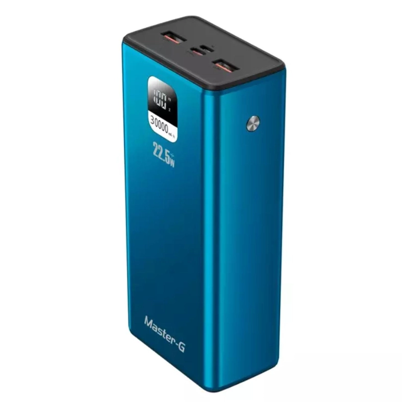 POWERBANK CARGADOR PORTATIL 30000MAH 22.5W UCP30LPD MASTER-G - 1