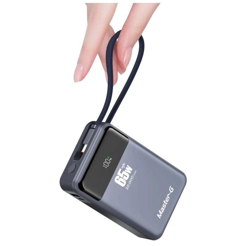 POWERBANK CARGADOR PORTATIL 20000MAH 65W UCP20PD65 MASTER-G - 6