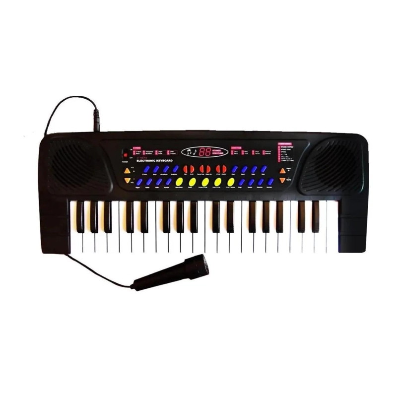JUGUETE PIANO TECLADO MUSICAL CON 37 TECLAS SONIDOS INFANTIL - 1