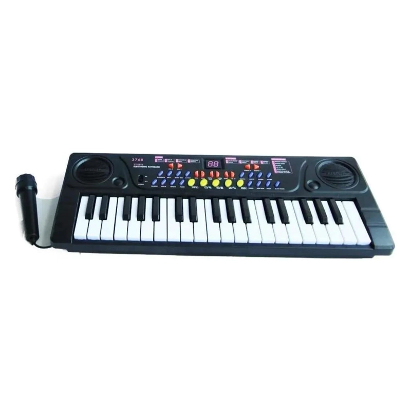 JUGUETE PIANO TECLADO MUSICAL CON 37 TECLAS SONIDOS INFANTIL - 2