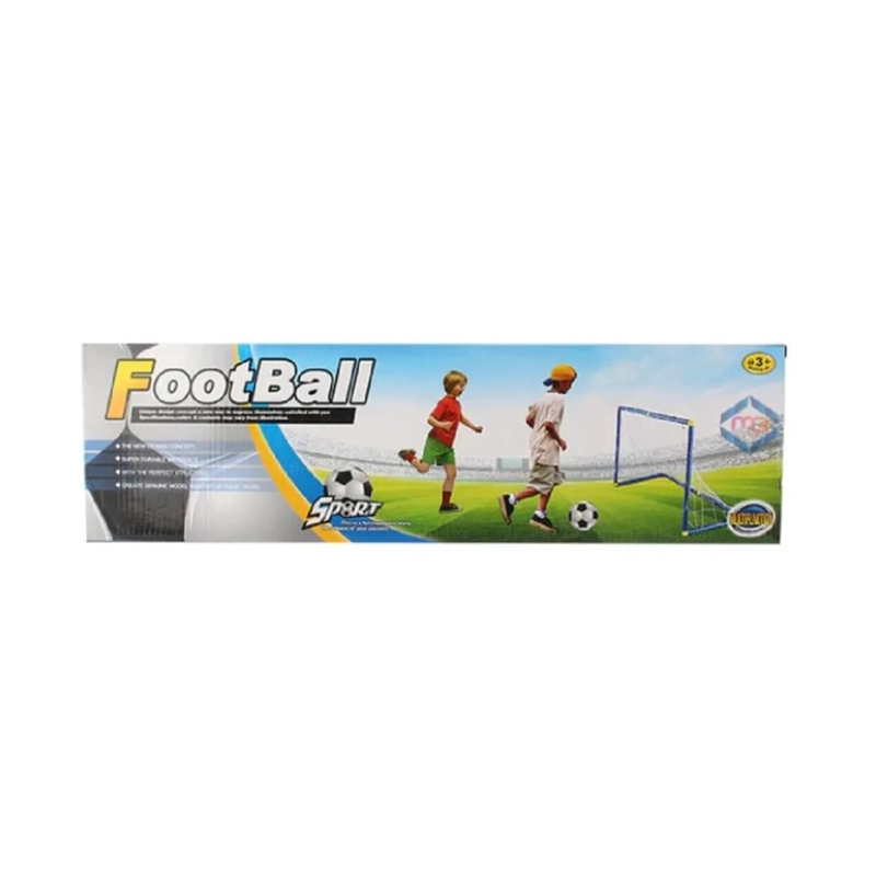 JUGUETE ARCO DE FUTBOL ARMABLE CON RED Y BALON INFANTIL - 2