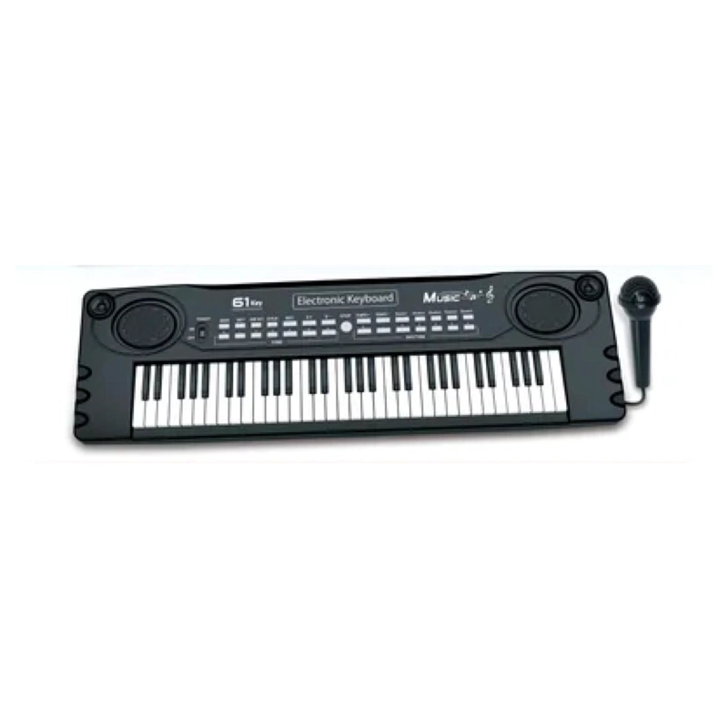 JUGUETE PIANO TECLADO MUSICAL CON 61 TECLAS SONIDOS MIC - 1