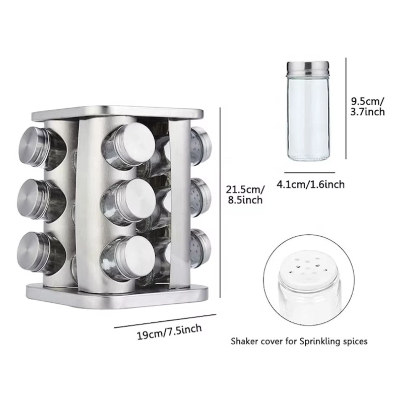 ORGANIZADOR GIRATORIO PARA ESPECIAS Y CONDIMENTOS DE COCINA - 2