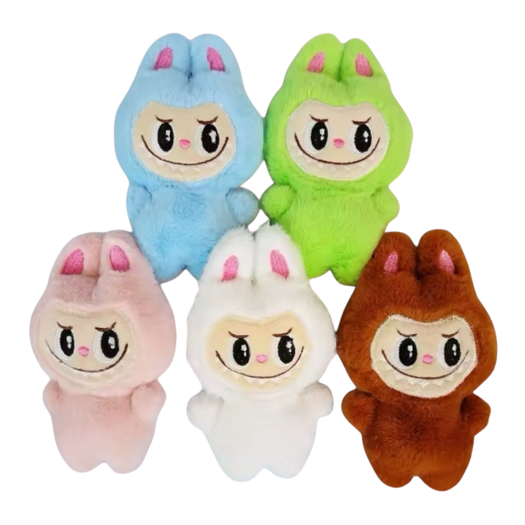PACK DE 5 PELUCHES LLAVEROS LABUBU - 1