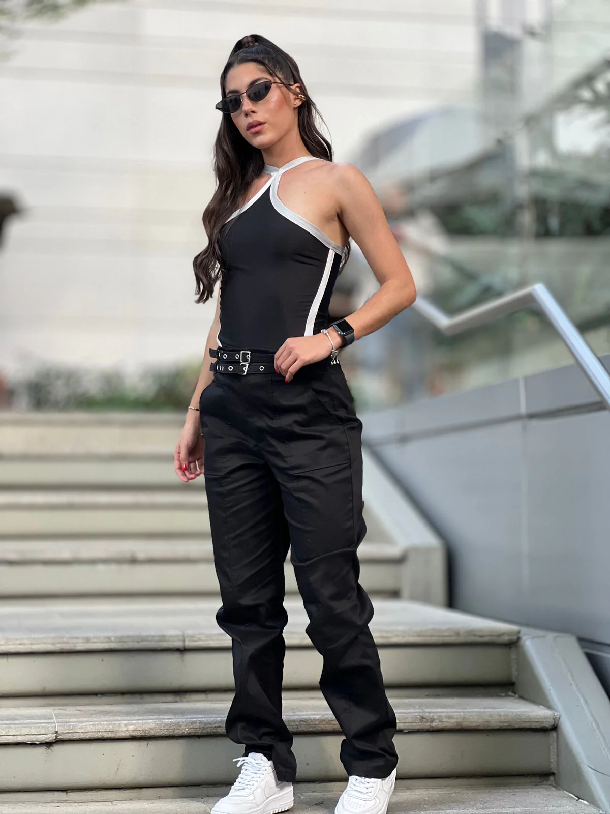 PANTALON CON CORREAS DOBLES - 2