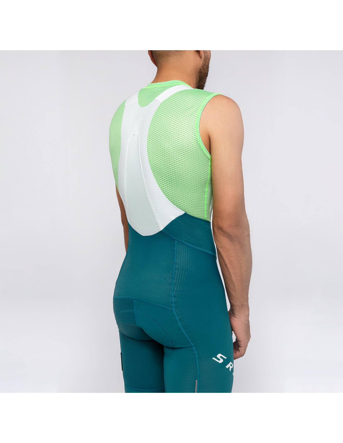 BIBSHORT CALZA CICLISMO HARD PETROL - 3
