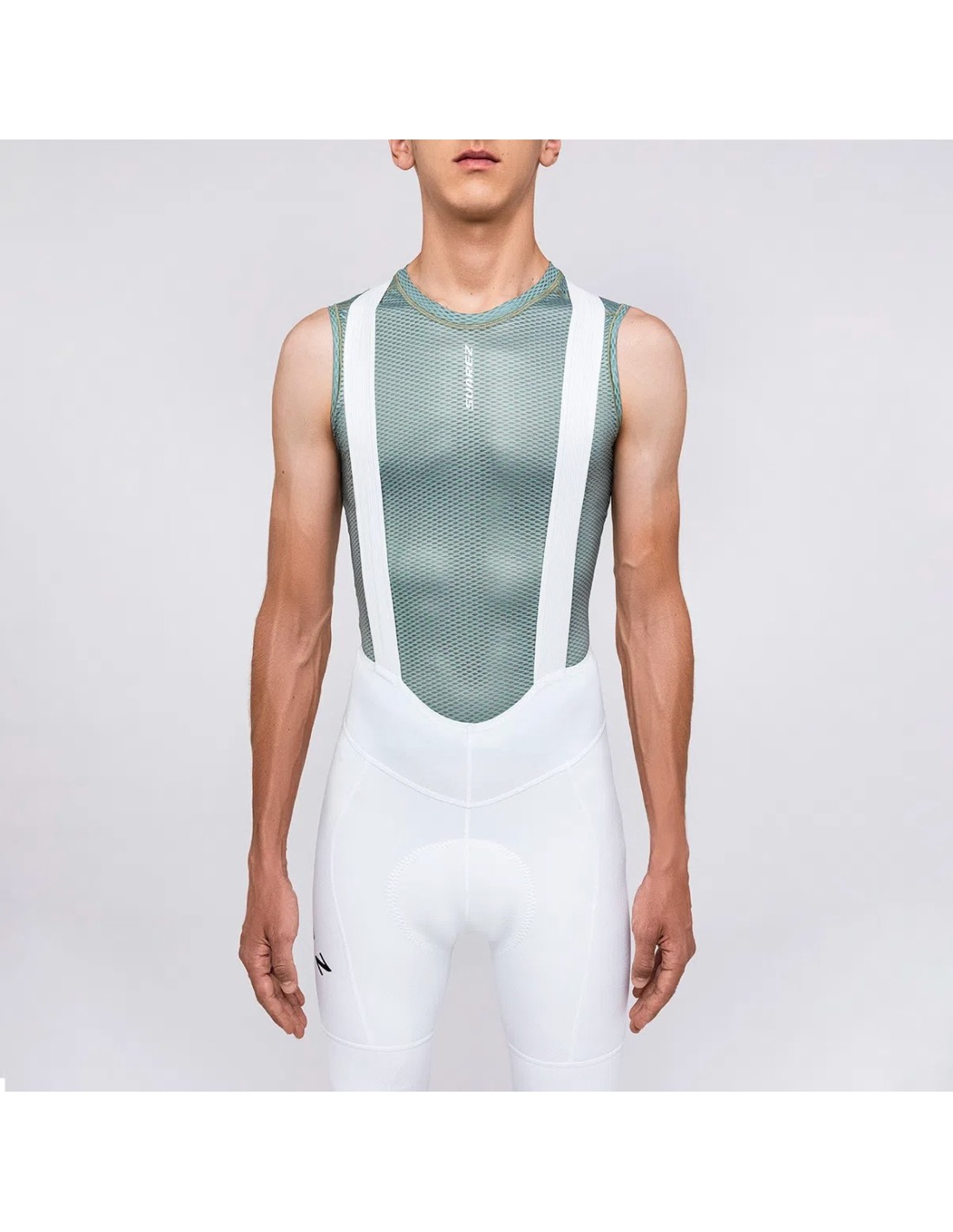 BIBSHORT CALZA CICLISMO HARD WHITE - 3