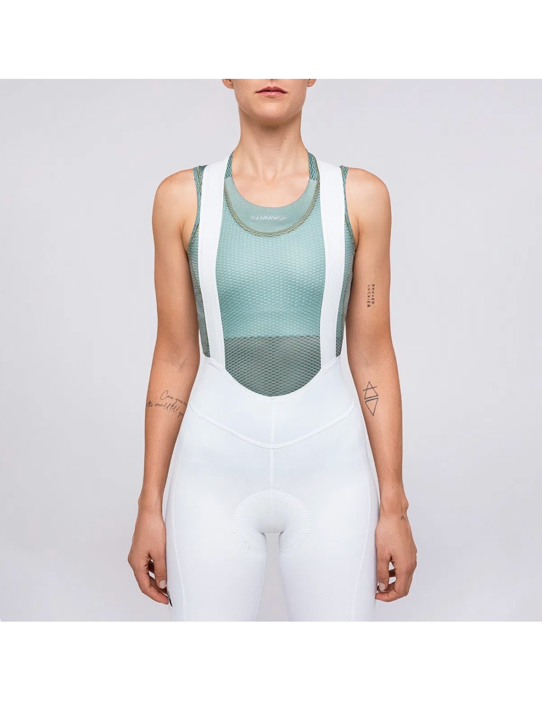 BIBSHORT CALZA CICLISMO HARD WHITE W - 2