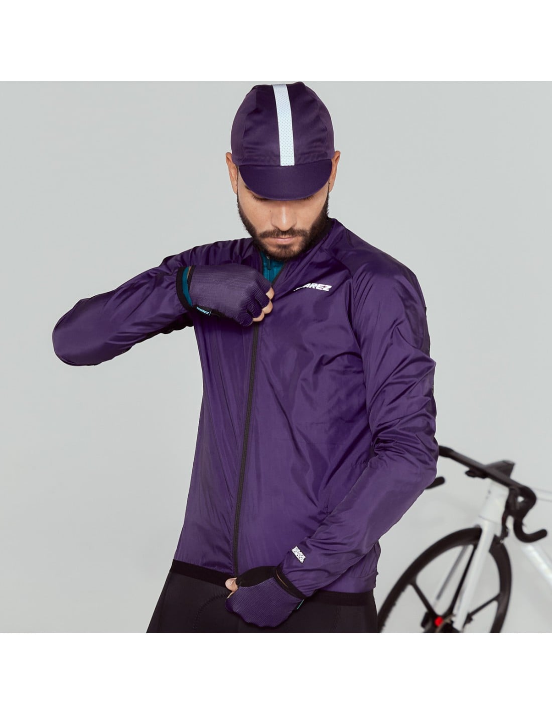 CHAQUETA CORTAVIENTOS CICLISMO PLUM - 1