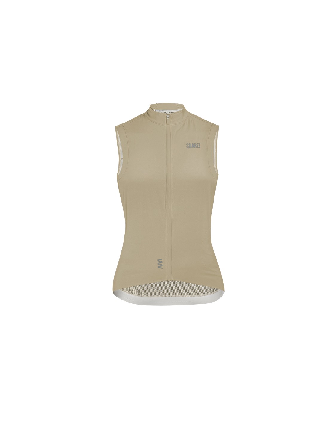 CHAQUETA CORTAVIENTOS SIN MANGA CICLISMO BARRIER SAND - 1