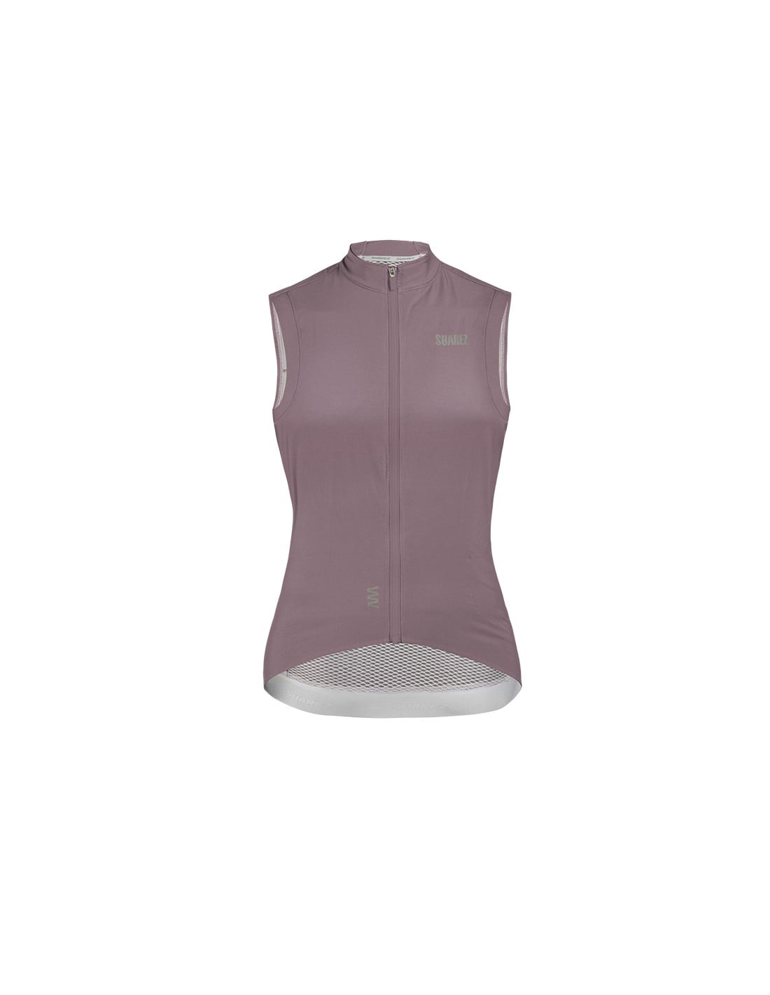 CHAQUETA CORTAVIENTOS SIN MANGA CICLISMO BARRIER PURPLE GRAY - 4