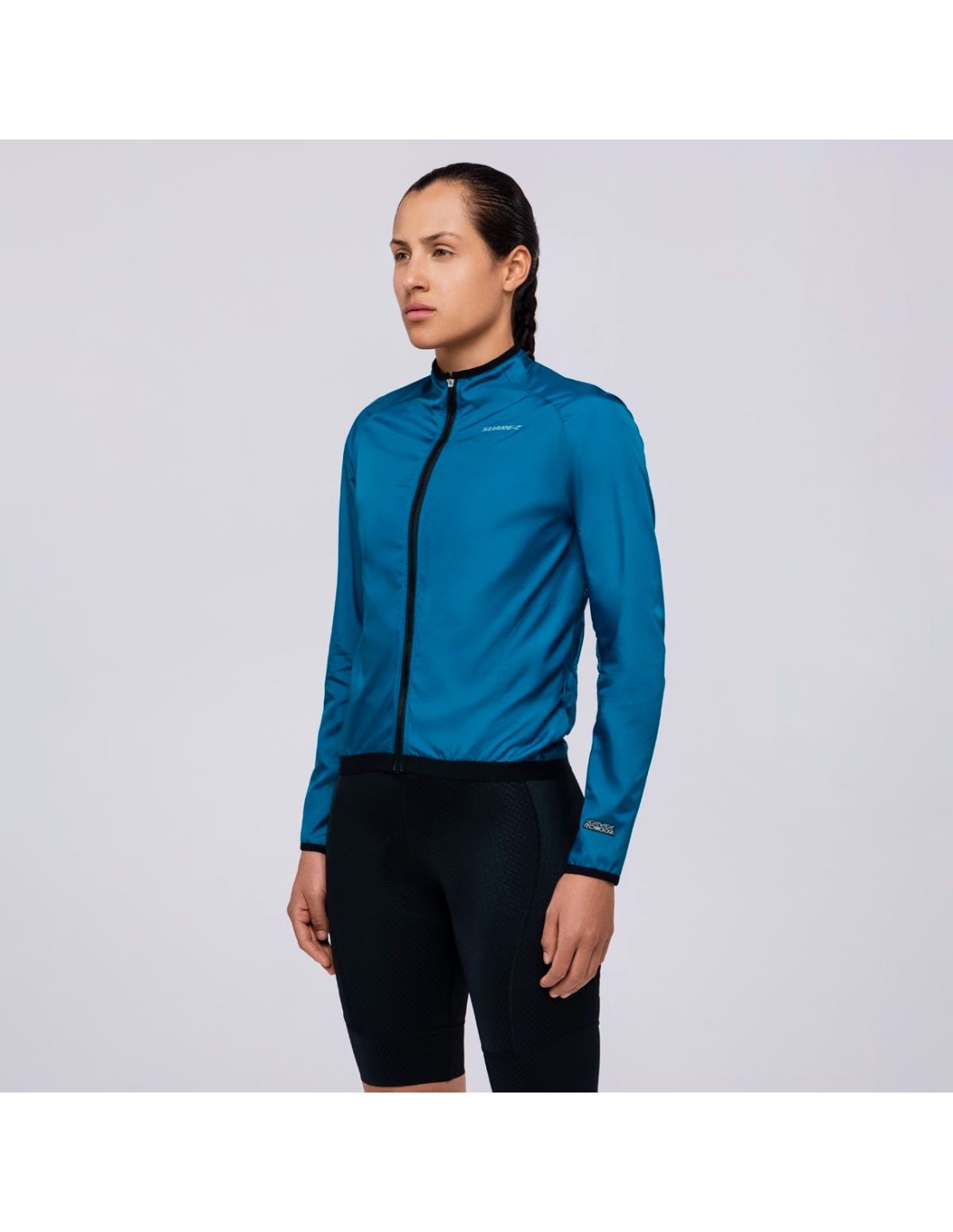 CHAQUETA CORTAVIENTOS CICLISMO SAILS TEAL W - 1