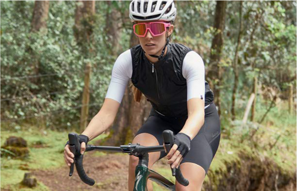 CHAQUETA CORTAVIENTOS SIN MANGA CICLISMO HELIO W - 3