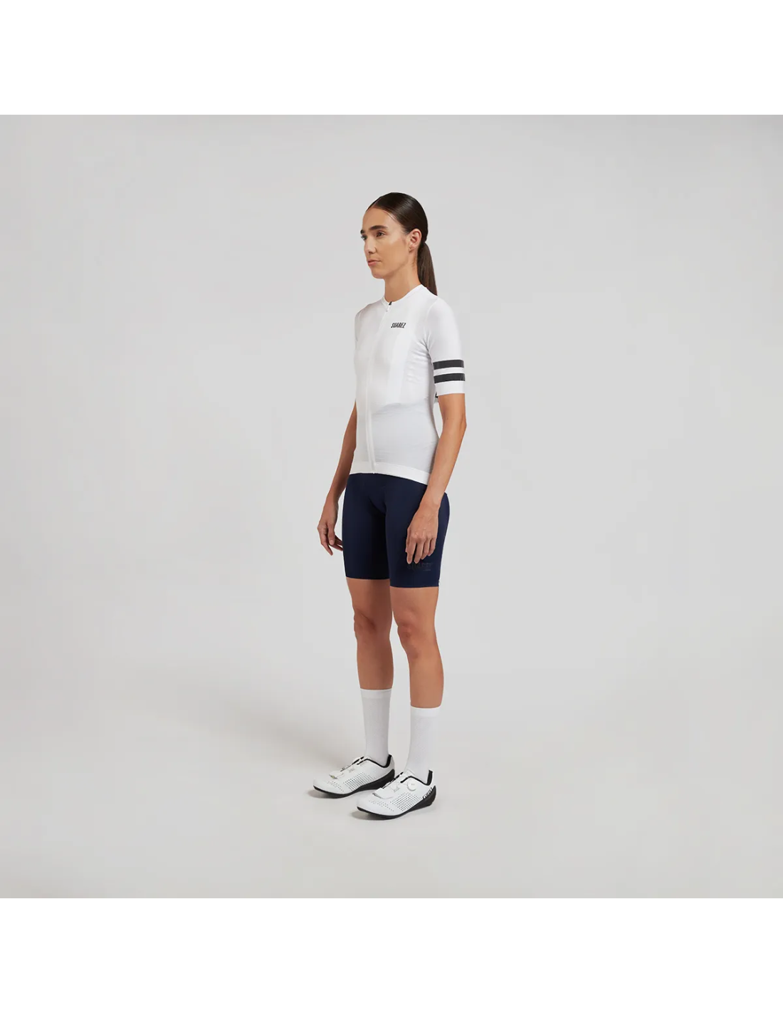 TRICOTA CAMISETA CICLISMO MUJER SOLID CHALK W - 3