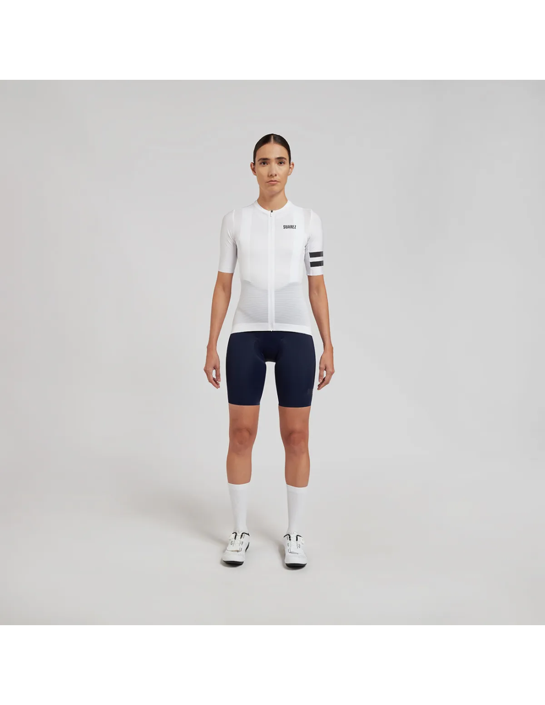 TRICOTA CAMISETA CICLISMO MUJER SOLID CHALK W - 4