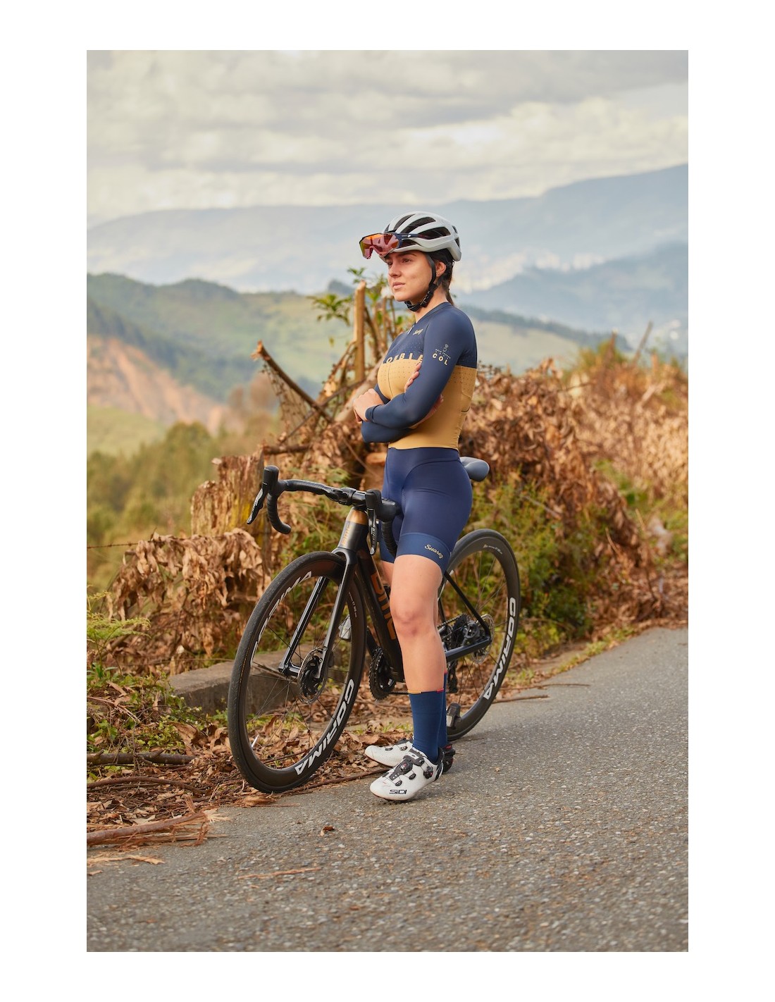 BODY ENTERIZO CICLISMO MUJER COLOMBIA - 3
