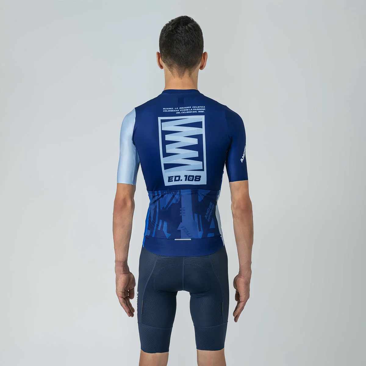 TRICOTA CICLISMO SUAREZ EDICIÓN GIRO: MAGLIA AZZURRA - 3