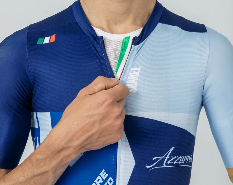 TRICOTA CICLISMO SUAREZ EDICIÓN GIRO: MAGLIA AZZURRA - 4