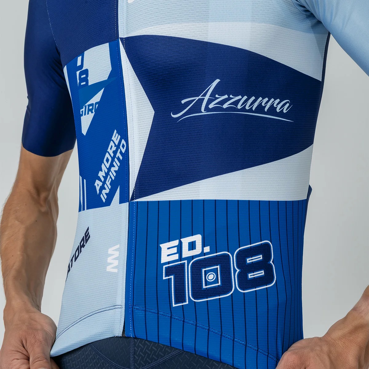 TRICOTA CICLISMO SUAREZ EDICIÓN GIRO: MAGLIA AZZURRA - 5