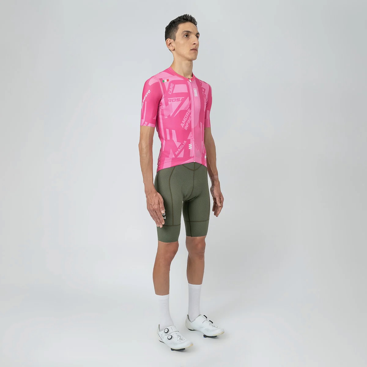 TRICOTA CICLISMO SUAREZ EDICIÓN GIRO: MAGLIA ROSA - 2